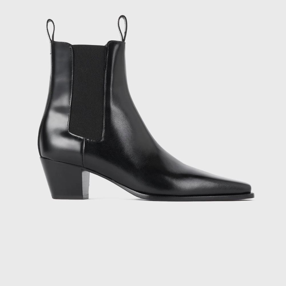 Toteme leather city boots
